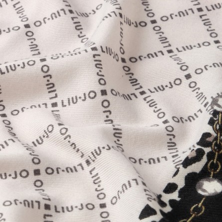 LIU JO - Stola mit Tiermotiv und Logo LIU JO - Stola mit Tiermotiv und Logo