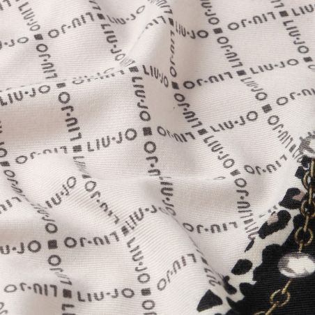 LIU JO - Stola con stampa animalier e logo