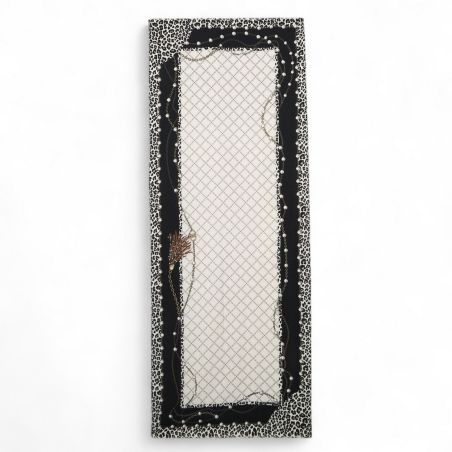 LIU JO - Stole with animal print and logo