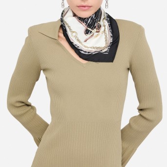 LIU JO - Foulard con motivo patchwork animalier 2