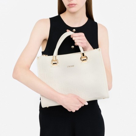 LIU JO - Handtasche mit geprägtem Logo LIU JO - Handtasche mit geprägtem Logo