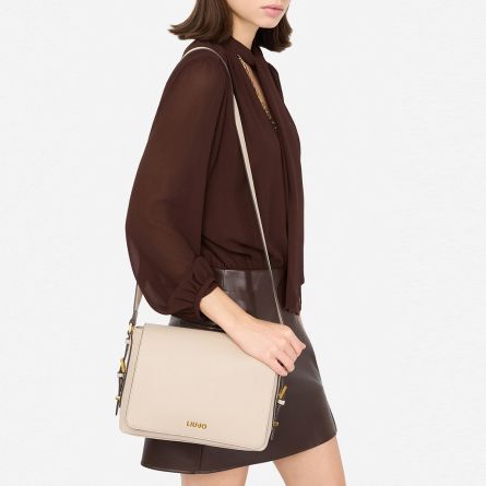 LIU JO - Shoulder bag with lettering logo