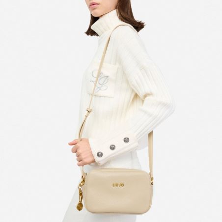 LIU JO - Bolso bandolera con logo de letras