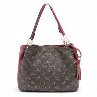 LIU JO - Sac tote avec logo monogrammé sur toute la surface