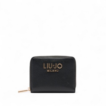 LIU JO - zipper around wallet with metal logo
