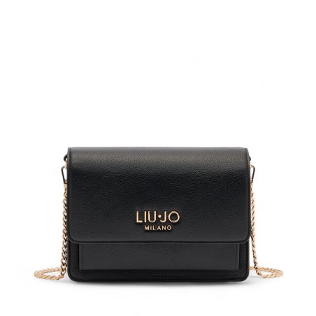 LIU JO - Bolso bandolera con logo de letras