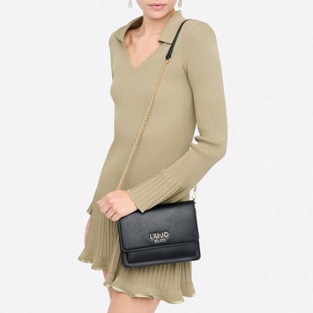 LIU JO - Shoulder bag with lettering logo