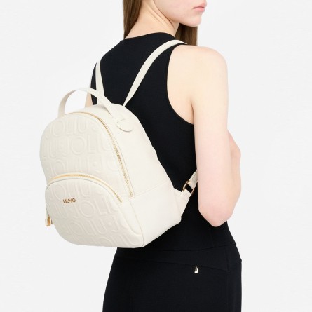 LIU JO - Rucksack mit allseitig geprägtem Schriftzug LIU JO - Rucksack mit allseitig geprägtem Schriftzug