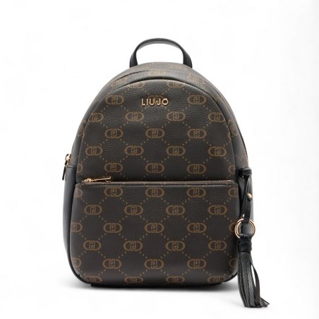 LIU JO - Sac à dos avec logo monogrammé sur toute la surface