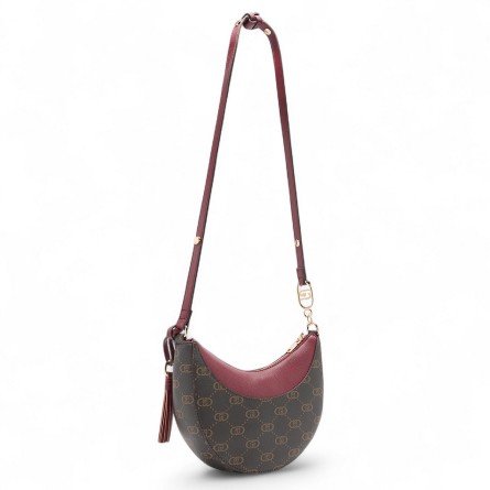 LIU JO - Bolso hobo con logo monograma integral