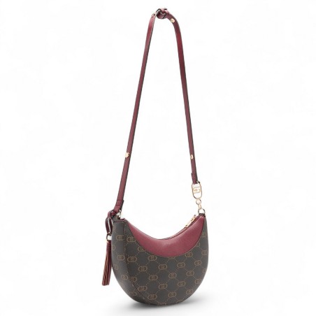 LIU JO - Bolso hobo con logo monograma integral