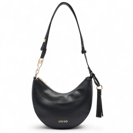 LIU JO - Borsa hobo con logo lettering