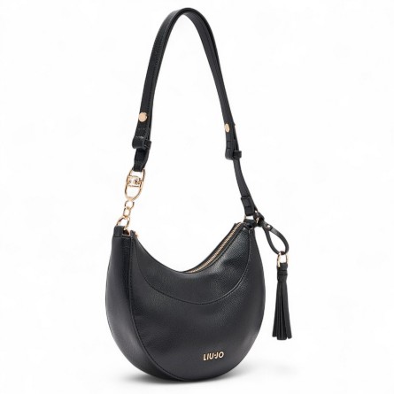 LIU JO - Hobo bag with lettering logo
