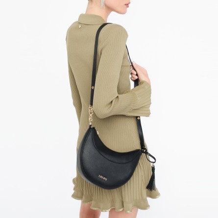 LIU JO - Hobo bag with lettering logo