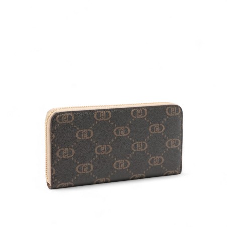 LIU JO - Wallet with all over monogram logo