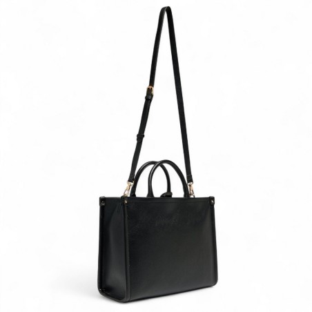 LIU JO - Tote bag with logo lettering and charm
