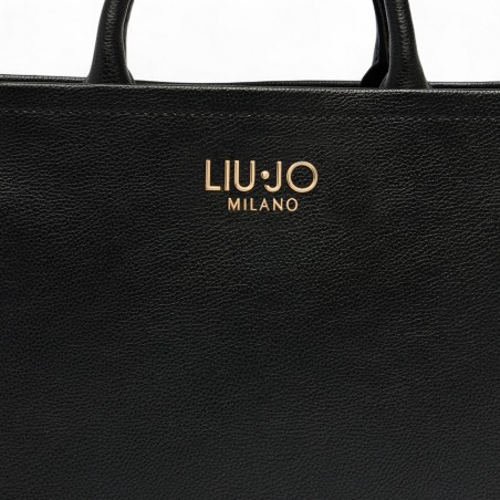 LIU JO - Sac tote avec logo lettrage et breloque