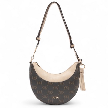 LIU JO - Hobo-Tasche mit allseitigem Monogramm-Logo