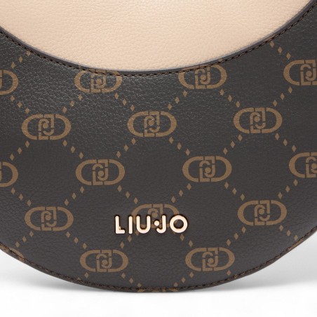 LIU JO - Hobo-Tasche mit allseitigem Monogramm-Logo