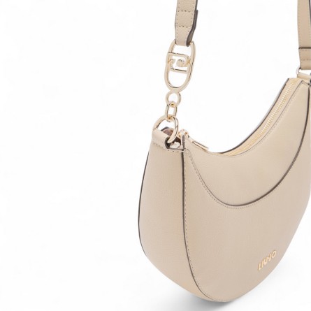 LIU JO - Borsa hobo con logo lettering