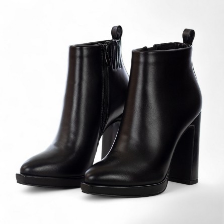 EXÉ - Bottines en faux cuir avec fermeture éclair