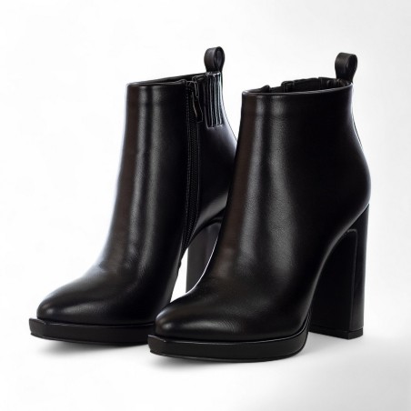 EXÉ - Bottines en faux cuir avec fermeture éclair