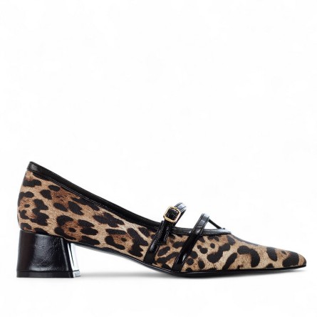 EXÉ - Pump faux leather with double strap