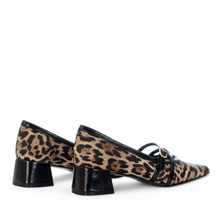 EXÉ - Pump faux leather with double strap