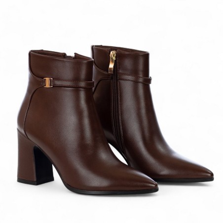 EXÉ - Bottine en faux cuir avec boucle ornementale