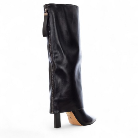 EXÉ - Hochgeklappter Stiefel aus Kunstleder mit Zierreißverschluss