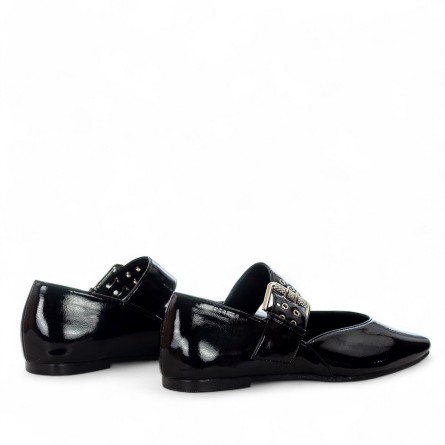 EXÉ - Naplack ballerina with buckle