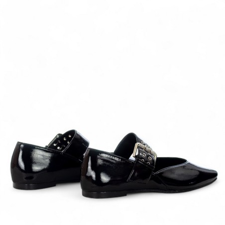 EXÉ - Naplack ballerina with buckle