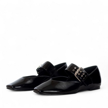 EXÉ - Naplack Ballerina mit Schnalle EXÉ - Naplack Ballerina mit Schnalle