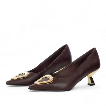 EXÉ - Décolleté con accessorio ornamentale