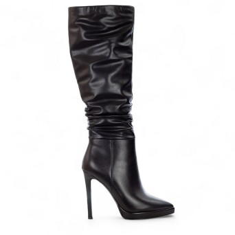 EXÉ - Stivale lungo in ecopelle con zip