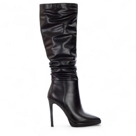 EXÉ - Stivale lungo in ecopelle con zip