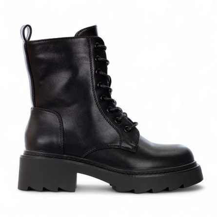 EXÉ - Combat boot faux leather with zipper