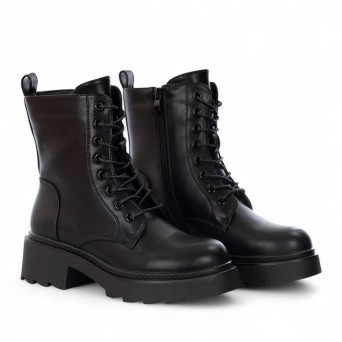 EXÉ - Bottes militaires faux cuir avec fermeture éclair 2