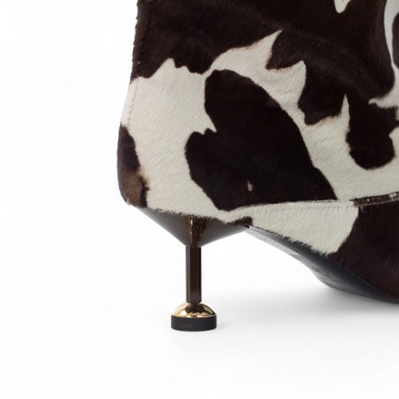 WO MILANO - botte de cheville en poney de vache WO MILANO - botte de cheville en poney de vache