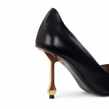 WO MILANO - Escarpins en cuir avec talon en métal WO MILANO - Escarpins en cuir avec talon en métal