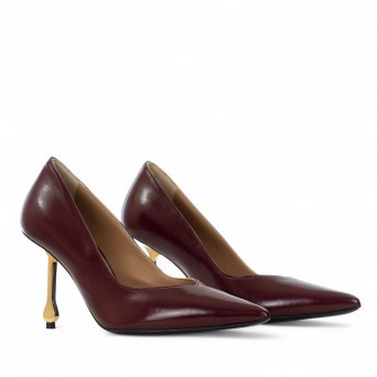 WO MILANO - Escarpins en cuir avec talon en métal 2