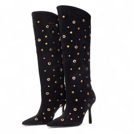 WO MILANO - Studded Suede Boot