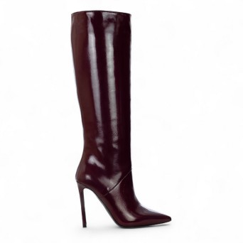 WO MILANO - Botte en cuir brillant