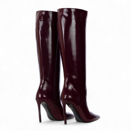 WO MILANO - Botte en cuir brillant