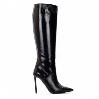WO MILANO - Botte en cuir brillant