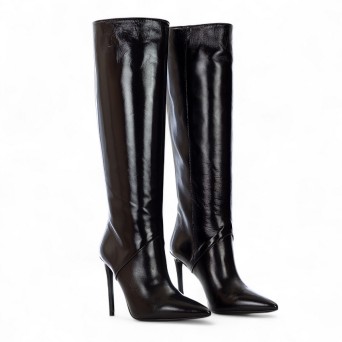 WO MILANO - Botte en cuir brillant 2