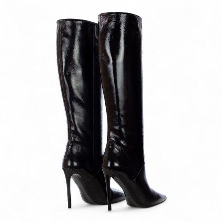 WO MILANO - Glossy leather boot