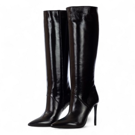 WO MILANO - Glänzender Lederstiefel