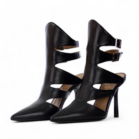 WO MILANO - Escarpins en cuir avec lanières WO MILANO - Escarpins en cuir avec lanières