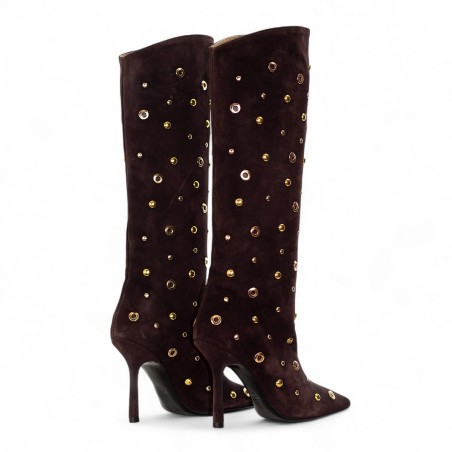 WO MILANO - Studded Suede Boot